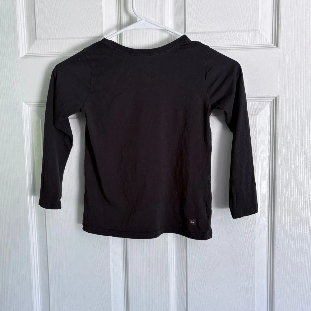 Tea Collection Bundle Size 6 Blue Gray Black Star Heart Unicorn Hoodie Tee 3pc